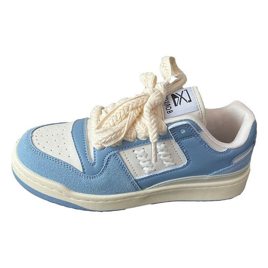 Damen Sneakers mit modischen Schnürdetails und komfortabler Dämpfung EB