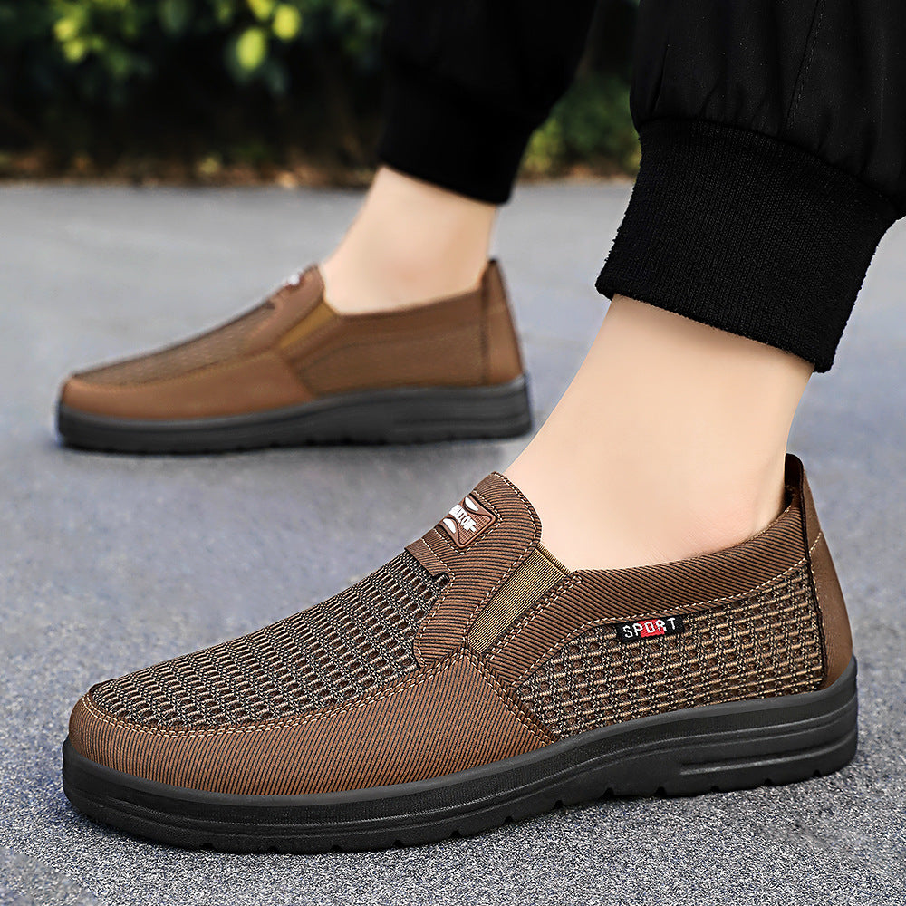 Damen Sportliche Slip-On Sneakers mit rutschfester Sohle und flexiblem Obermaterial EB