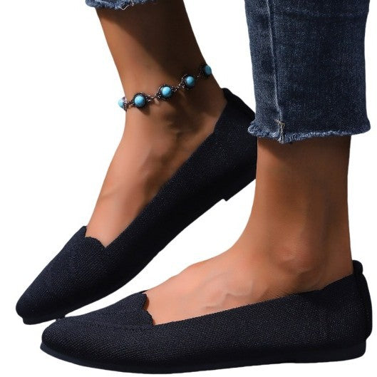 Damen Ballerinas mit elegantem Spitzen-Design und flexiblem Obermaterial EB