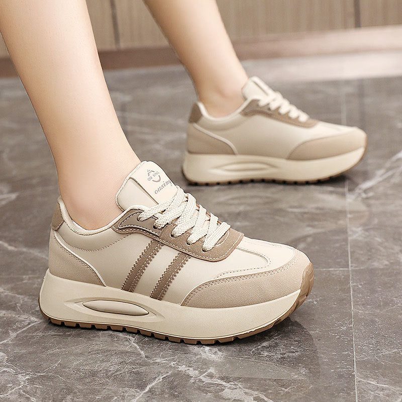 Damen Sportliche Chunky Sneakers mit gepolsterter Dämpfung und atmungsaktiver Konstruktion EB