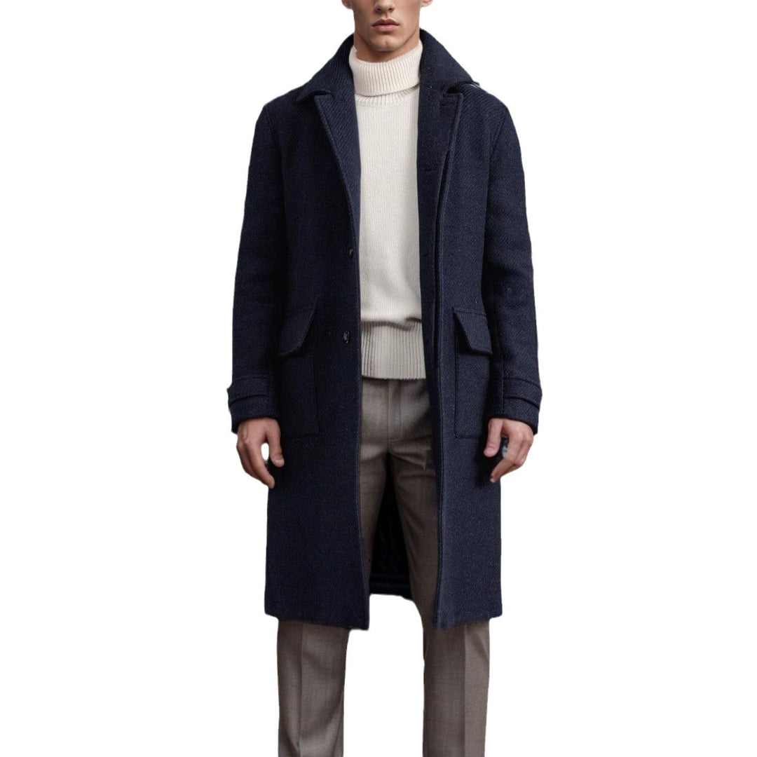 Herren eleganter Wool Peacoat EB