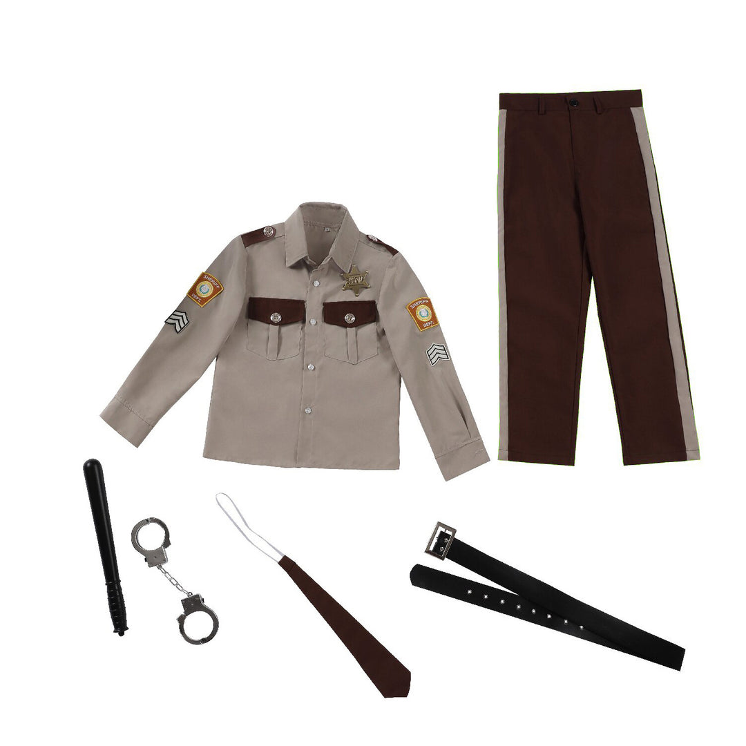 Jungen Polizei-Kostüm mit Accessoires EB