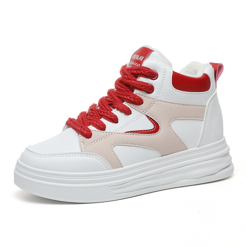 Damen Hochsportliche Sneaker mit modischer Schnürung EB