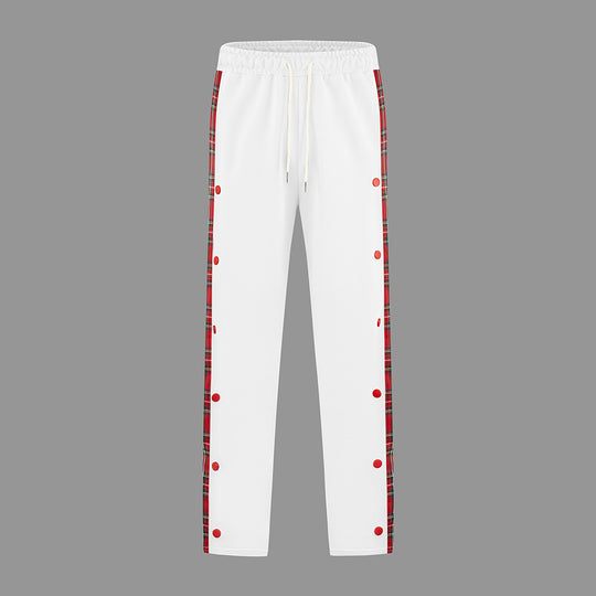 Herren Sportliche Jogginghose mit Druckknopf-Design und elastischem Bund EB