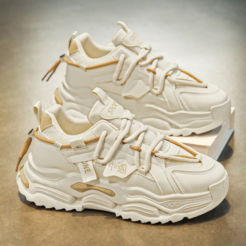 Damen sportliche Chunky Sneakers mit trendigem Design und optimaler Dämpfung EB