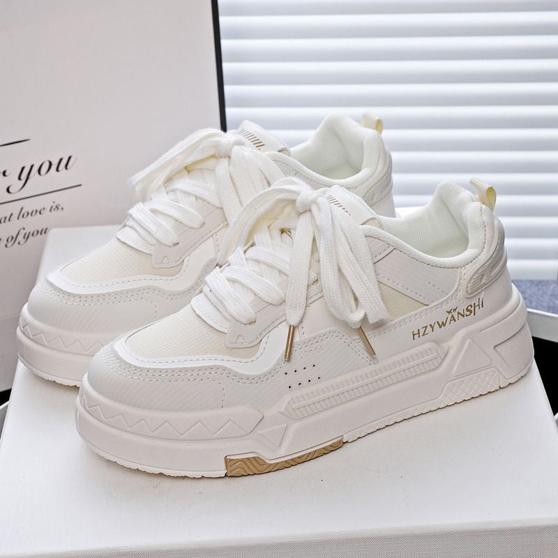 Damen modische Sneaker mit atmungsaktivem Obermaterial und gepolsterter Sohle EB
