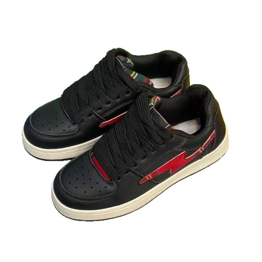Damen Sportliche Low-Top Sneakers mit atmungsaktiver Mesh-Oberfläche und dämpfender Sohle EB
