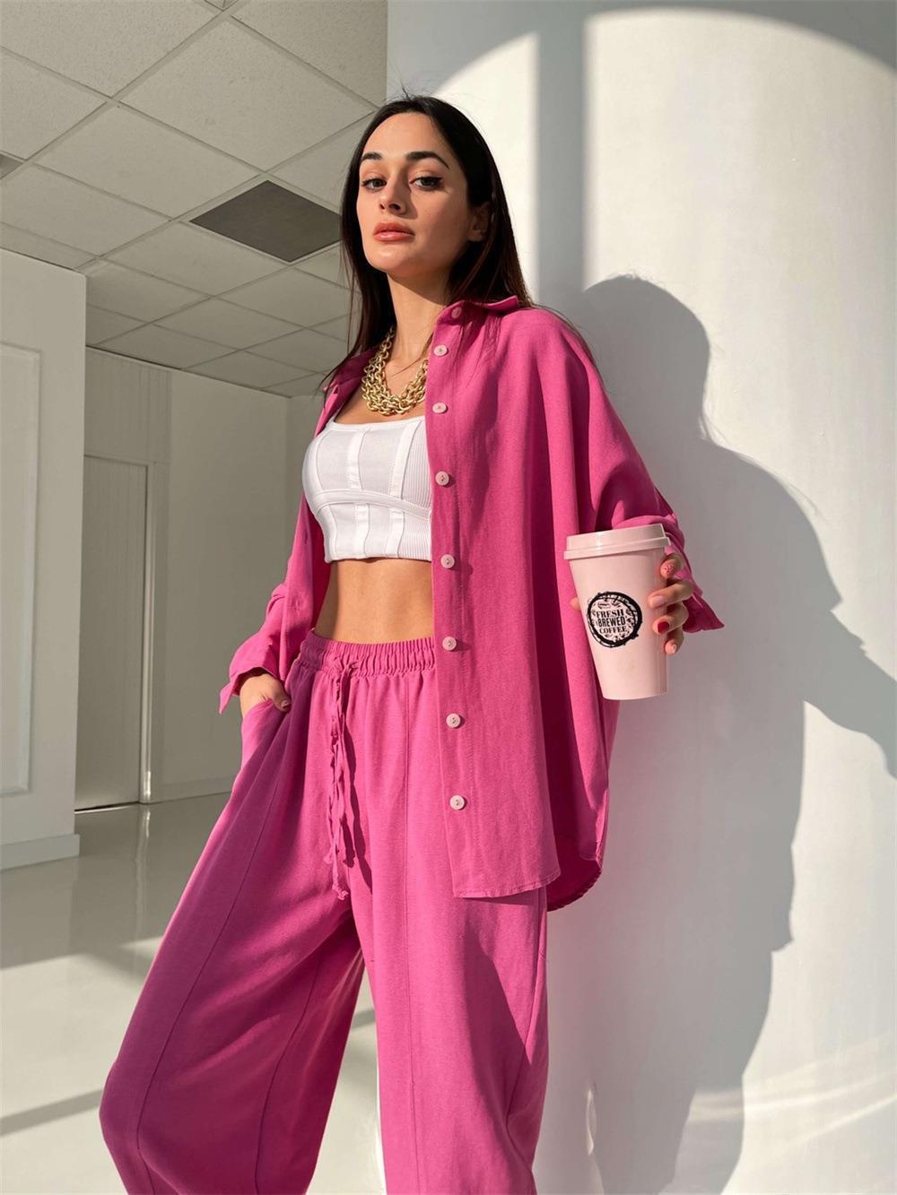 Damen lässiges Zweiteiler Outfit EB