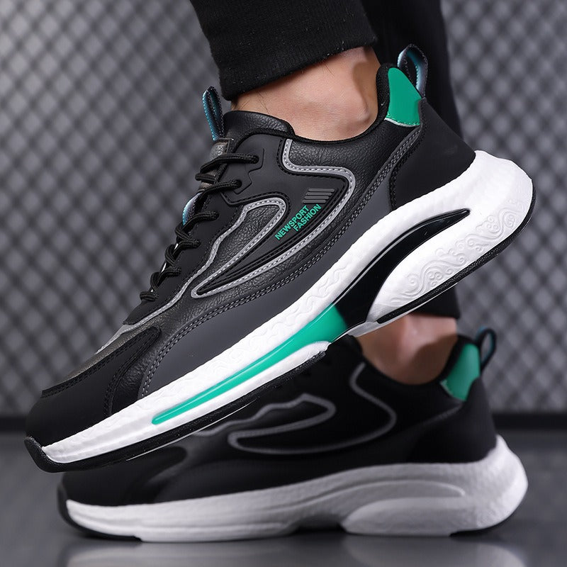 Damen Sportliche Freizeit Sneakers mit atmungsaktiver Oberfläche und stoßdämpfender Sohle EB