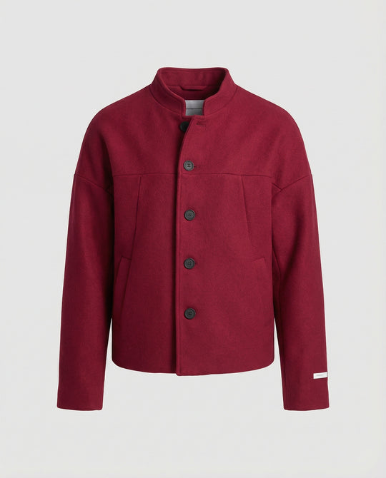 Herren Kurzjacke Stehkragen Retro Design Chinesischer Stil Herbst Trend