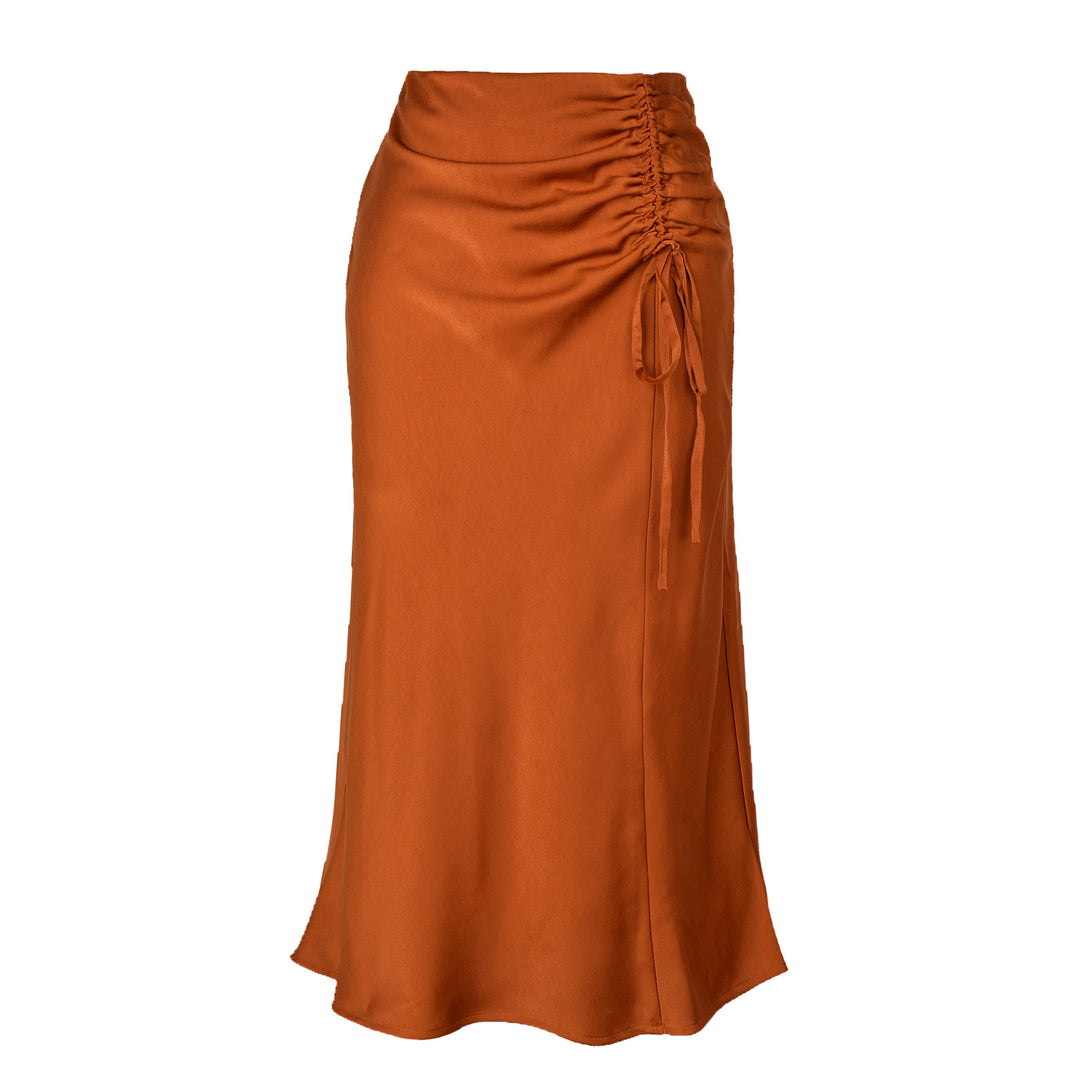 Damen Midirock mit Raffungen EB