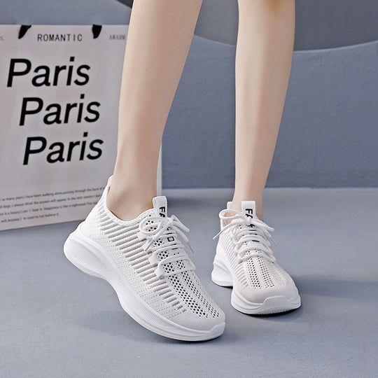 Damen Atmungsaktive Freizeitsneaker mit flexibler Sohle und modernem Design EB