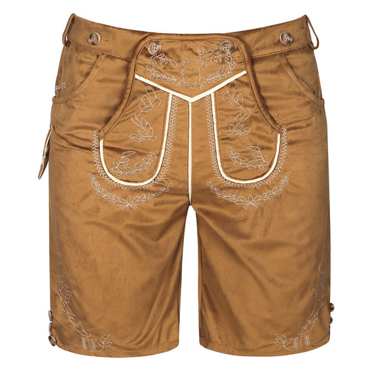 Herren nan kurze Trachtenhose mit besticktem Hosenlatz und Komfortbund EB