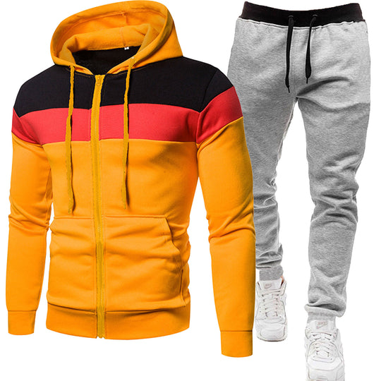 Herren nan zweiteiliges Freizeit-Jogginganzug-Set EB