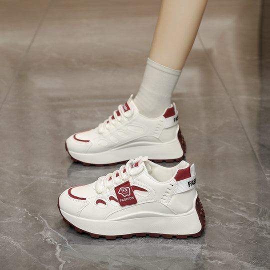 Damen Trendige Sneakers mit stylishem Plateausohlen-Design EB