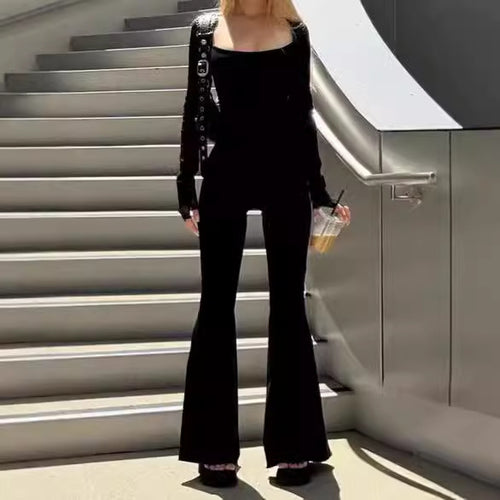 Damen Langärmeliger Jumpsuit EB