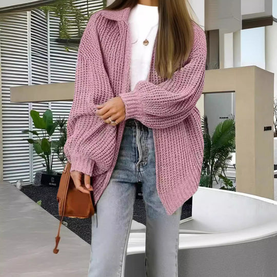 Damen Kuschelige Strickjacke EB