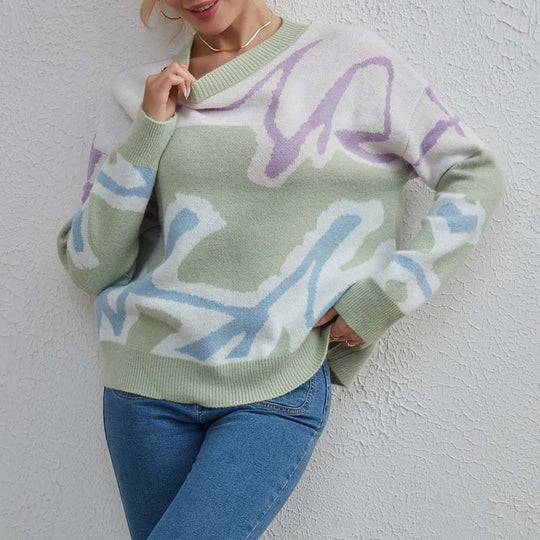 EB | Pullover mit Farbblock