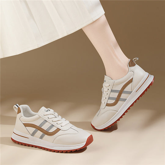 Damen Sportliche Sneakers mit rutschfester Laufsohle und gepolstertem Futter EB