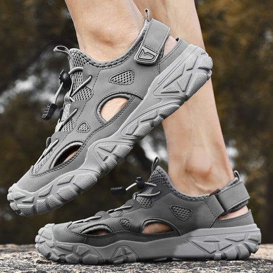 Damen Atmungsaktive Sport-Sandalen mit Anti-Rutsch-Sohle und Verstellbarem Schnellschnürsystem EB