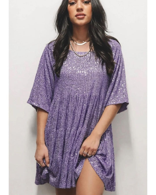 Damen Glitzerndes Partykleid EB