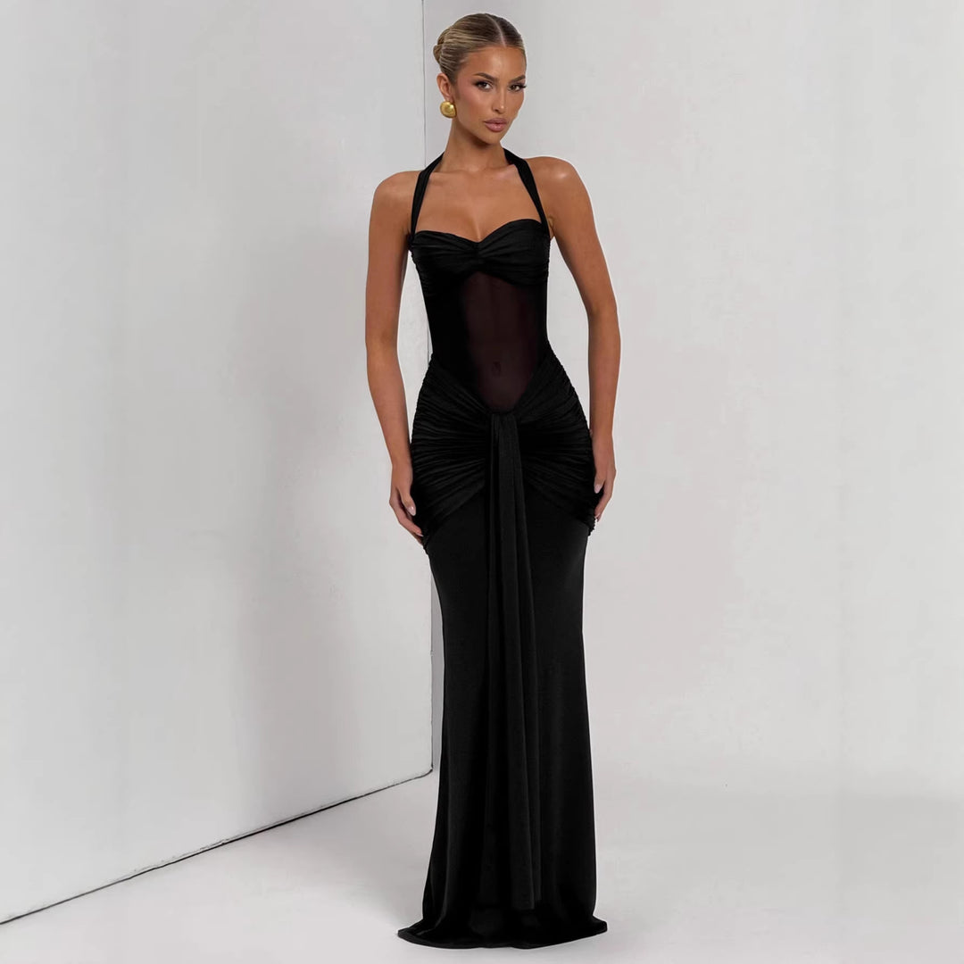 Damen Elegantes Abendkleid mit figurbetontem Schnitt und raffinierten Drapierungen EB