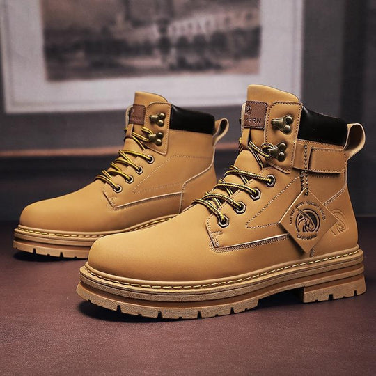 Damen robuste Stiefel mit modischen Details und rutschfester Sohle EB