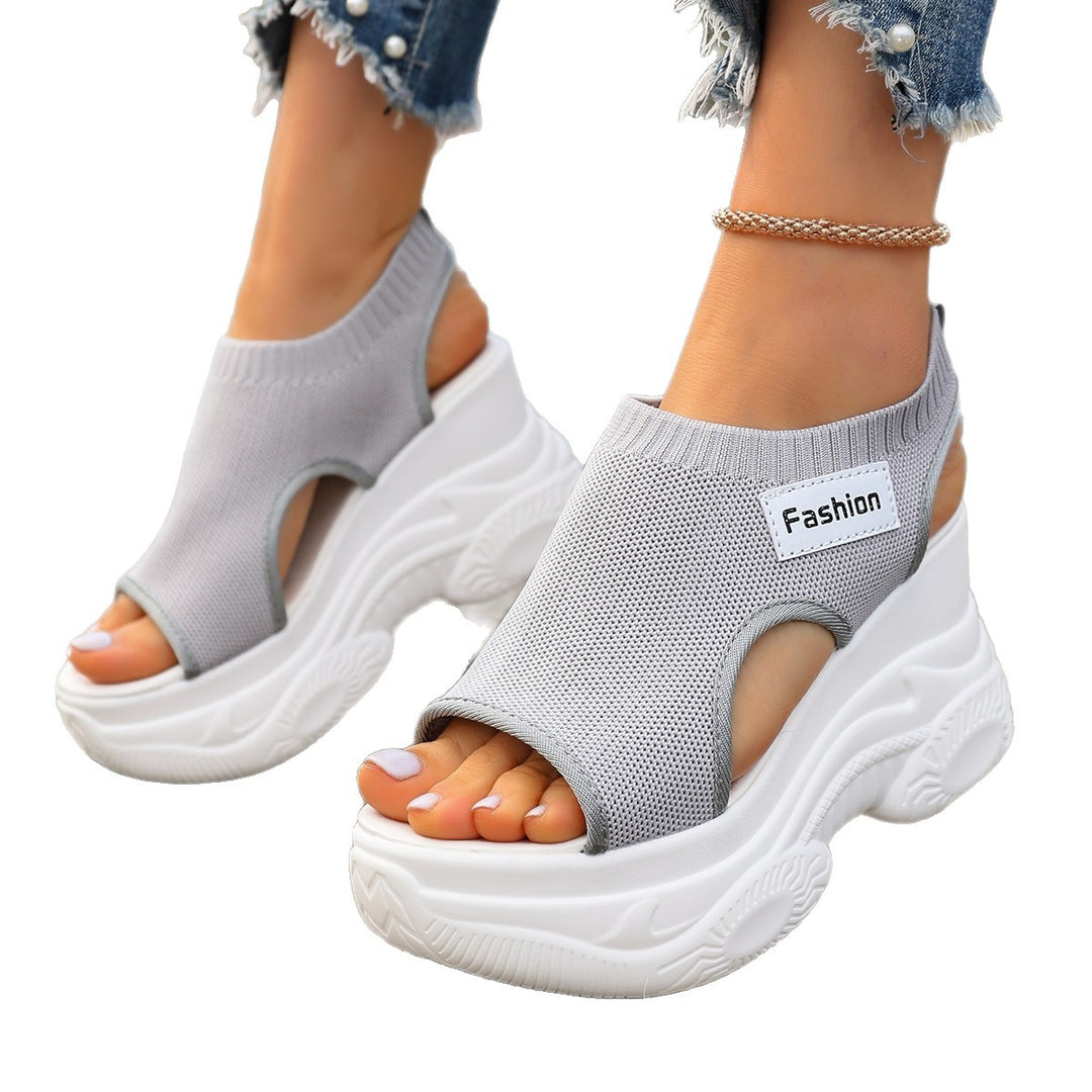 Damen Sneaker-Sandalen mit atmungsaktivem Obermaterial und rutschfester Sohle EB
