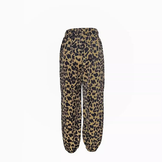 Damen Sportliche Jogginghose mit tierischem Motiv und elastischem Bund EB