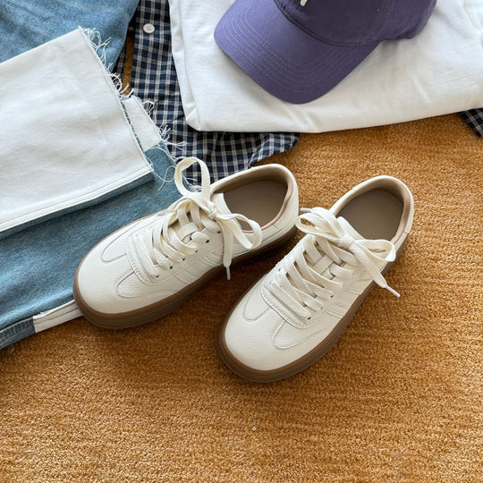 Damen Komfortable und trendige Sneaker mit vulkanisierter Gummisohle EB