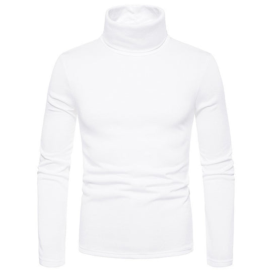 Herren Rollkragenpullover aus weichem Baumwoll-Mix EB