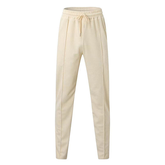 Damen elastische Freizeithose mit moderner Waffle-Textur EB