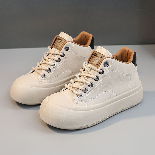 Damen lässige High-Top Sneakers mit dämpfendem Sohlenprofil und strapazierfähigem Obermaterial EB