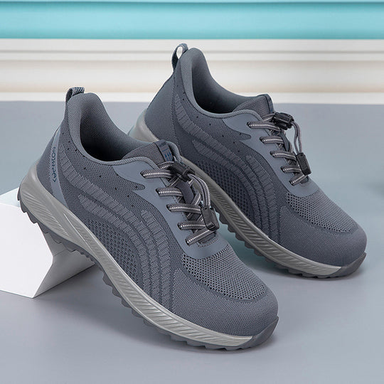 Damen Lauf-Sneaker mit elastischem Schnellschnürsystem und atmungsaktivem Obermaterial EB