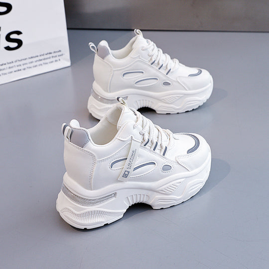 Damen Chunky Sneakers mit atmungsaktiver Struktur und dämpfendem Komfort EB