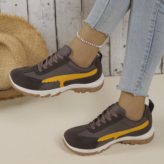 Damen sportliche Sneaker mit rutschfester Sohle und atmungsaktivem Obermaterial EB