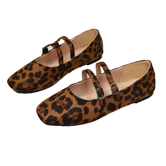 Damen Ballerinas mit verstellbarem Riemendesign und bequemer Sohle EB