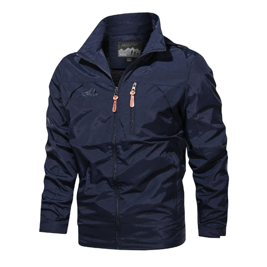 Herren nan leichte wasserabweisende Softshell Outdoorjacke mit Kapuze Brusttasche EB
