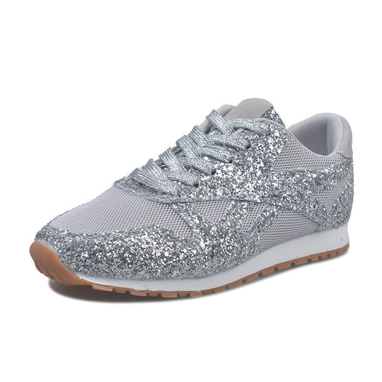 Damen Glitzernde Freizeitsneaker EB