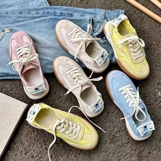 Damen Sportliche Sneaker mit einzigartiger Schnürung EB