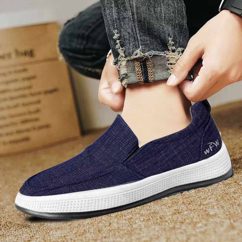Damen Slip-On Sneakers mit rutschfester Laufsohle und atmungsaktivem Obermaterial EB