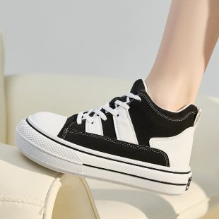 Damen Hohe Sneakers mit trendigen Kontrastelementen EB