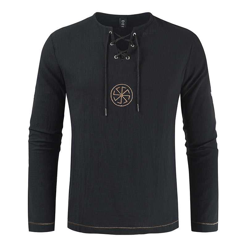 Herren tunikastil Hemd EB