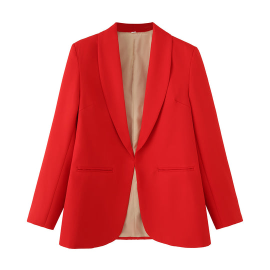 Damen eleganter Blazer mit modernem Schnitt und praktischen Taschen EB