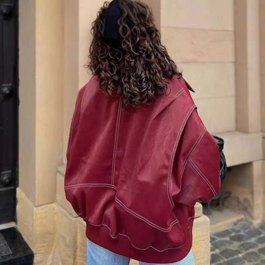 Damen Lässige Übergangsjacke mit modernem Schnitt und markanten Nähten EB