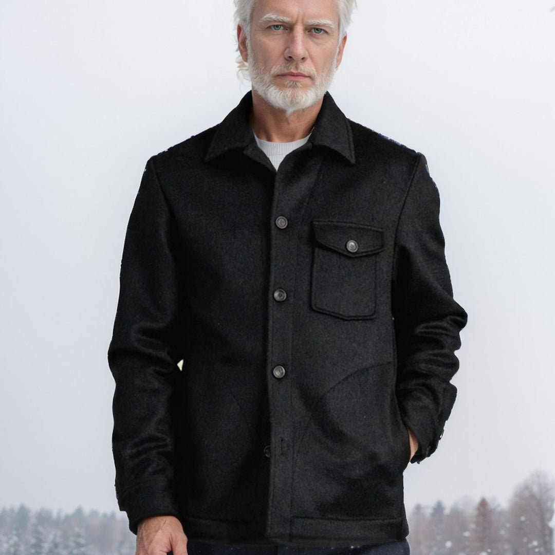 Herren Wolljacke mit praktischen Taschen EB