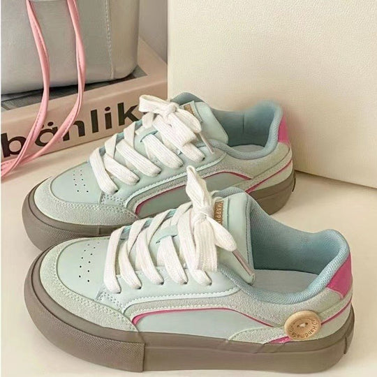 Damen Sportliche Sneaker mit atmungsaktivem Mesh-Obermaterial und dämpfender Sohle EB