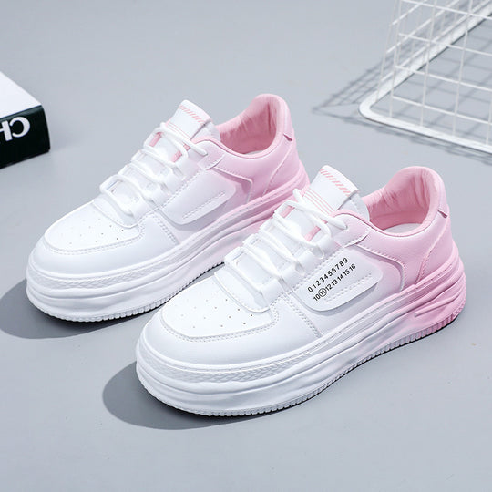 Damen Sportliche Sneakers mit atmungsaktivem Obermaterial und rutschfester Sohle EB