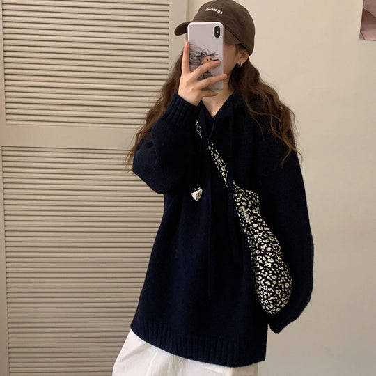 Damen Kapuzenpulli im Oversized-Design EB