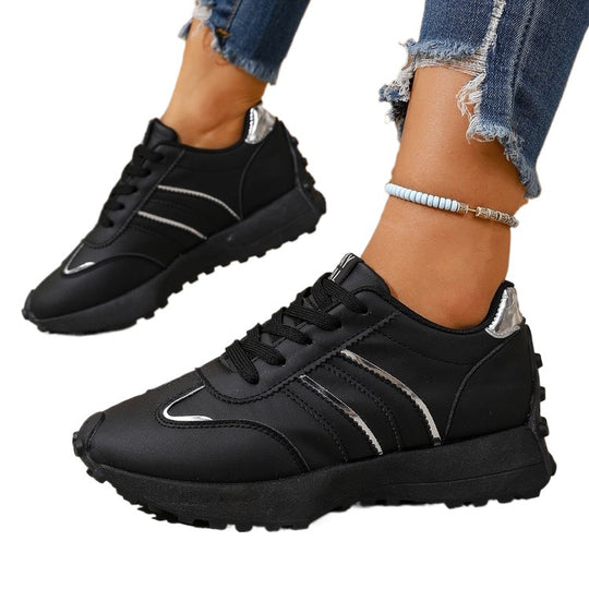 Damen Sportliche Sneakers mit futuristischem Design EB